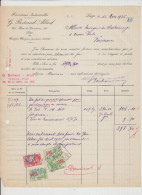 LIEGE - G.BERTRAND ALLARD - MARCHANDISES FACTURE - 1935 - Straßenhandel Und Kleingewerbe