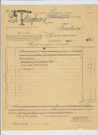 LIEGE - LE TELEPHONE FACTURE - 1918 - Straßenhandel Und Kleingewerbe
