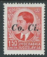 1941 LUBIANA CO.CI. 1,50 D MH * - M60-6 - Lubiana