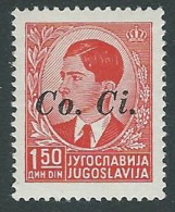 1941 LUBIANA CO.CI. 1,50 D MH * - M60-9 - Lubiana