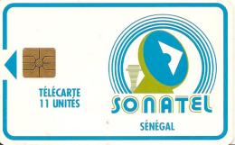 CARTE-PUCE-SENEGAL-11U-GEM B-SONATEL-V° N°Etroit De 11 Unités Utilisé-TBE - Sénégal