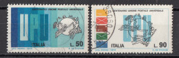 1369 Italia 1974 Centenario U.P.U. Sigla Emblema Viaggiato Full Set Italy - UPU (Wereldpostunie)