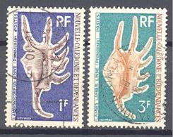 Nouvelle Caledonie:Yvert  N° 379/80°; Coquillages - Used Stamps