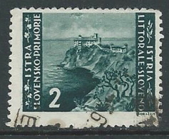 1946 OCC JUGOSLAVA ISTRIA USATO EMISSIONE BILINGUE 2 LIRE - M56-7-2 - Occup. Iugoslava: Istria