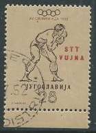 1952 TRIESTE B USATO OLIMPIADI DI HELSINKY 28 D - M56-9-3 - Gebraucht