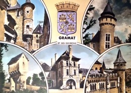 # Gramat - Multivues - Rue St Roch - Vieux Pigeonnier De Lavergne - Château De Roumégouse - La Poste - Palais De Evêques - Gramat