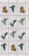 B)1995 CANADA, FAUNA, BIRDS,  BUTTERFLY, ANIMALS, MIGRATORY WILDLIFE, SC  1563-1566,  BLOCK OR STRIP OF 12, MNH - Blocks & Sheetlets