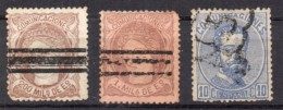 SPAIN - 1870- LOT# 3 - USED F-VF - COMUNICACIONES - Used Stamps