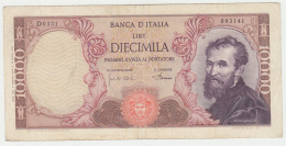 Italy 10000 Lire 1968 VF+ Pick 97d  97 D - 10000 Lire