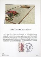 FRANCE 1985 : Encart Philatélique 1er Jour " LA FRANCE ET SES MORTS " N° YT 2389. - Militares