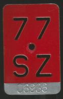 Velonummer Schwyz SZ 77 - Placas De Matriculación