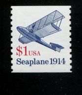 284422817  USA 1993 ** MNH SCOTT  2468b  Transportation Seaplane 1914 - Unused Stamps