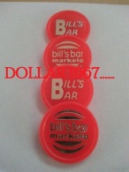 4 X Tokens Consumptiemunt Bill's Bar Uit Markelo  - Netherlands - Andere & Zonder Classificatie