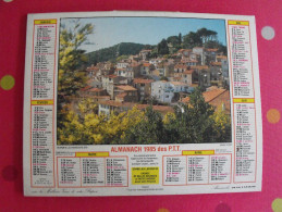 Calendrier P.T.T. 1985. Moulin à Noirmoutiers. Bormes Les Mimosas. Almanach PTT - Grossformat : 1981-90