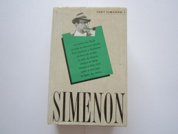 Simenon - Tome 1 - Edition France Loisir 1988 - Auteurs Belges