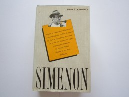Simenon - Tome 2 - Edition France Loisir 1988 - Belgische Autoren