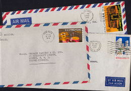 B0106 HONG KONG, 3 @ Covers (1979 & 1981) To UK - Lettres & Documents