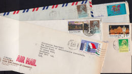 C5052 HONG KONG 1990, 6 @ Covers - Lettres & Documents