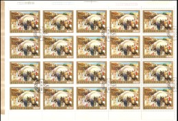 Hungary 1973 SG 2812 Paintings By Kosztka   (20) - Full Sheets & Multiples