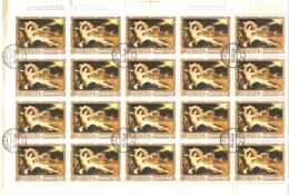 Hungary 1974 SG 2898 Nude Paintings (20) - Full Sheets & Multiples