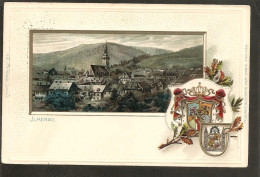 Ilmenau. Total Bild. Wappen Präge Karte - Ilmenau