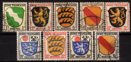 FRANZ.ZONE Allgemein 1945 - Lot MiNr: 1-10 Used - General Issues