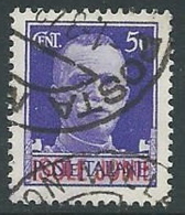 1941 ISOLE JONIE USATO EFFIGIE 50 CENT - M25-3 - Îles Ioniennes