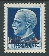 1941 ISOLE JONIE EFFIGIE 1,25 LIRE MH * - M25-9 - Ionian Islands