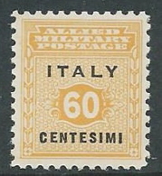 1943 OCCUPAZIONE ANGLO AMERICANA SICILIA 60 CENT MNH ** - M29-3 - Occup. Anglo-americana: Sicilia