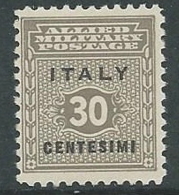 1943 OCCUPAZIONE ANGLO AMERICANA SICILIA 30 CENT MNH ** - M29-3 - Occup. Anglo-americana: Sicilia