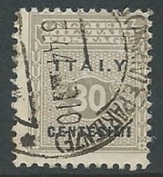 1943 OCCUPAZIONE ANGLO AMERICANA SICILIA USATO 30 CENT - M29-6 - Occ. Anglo-américaine: Sicile