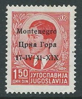 1941 MONTENEGRO 1,50 D MNH ** - M61-3 - Montenegro