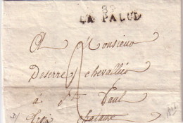 VAUCLUSE - LA PALUD - LE 19 JANVIER 1816 - LETTRE AVEC TEXTE POUR LE CHEVALIER DE SERRE SIGNE COUSTON  INDICE 13 -120&eu - 1849-1876: Klassik