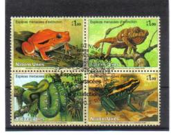 CSR418  UNO GENF 2006 MICHL  537/40  GEFÄHRDERTE ARTEN Used / Gestempelt - Used Stamps