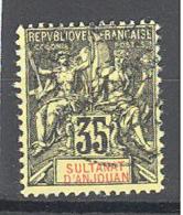 Anjouan: Yvert N°17° - Used Stamps