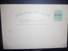 Afrique Du Sud , Republique Entier Postal - Nueva República (1886-1887)