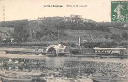 Barsac-Loupiac   33     La Garonne . Bateau Roues A Aubes - Andere & Zonder Classificatie