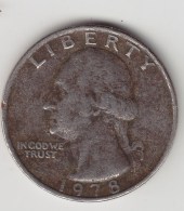 @Y@  USA   1/4 Dollar  Quarter   1978     (2999) - 1932-1998: Washington