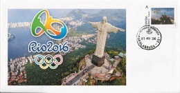 Spain 2016 - Summer Olympic Games Rio 2016 - First Day Cover Inauguration Cover - Tafeltennis