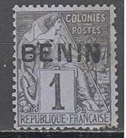 Bénin: Yvert N°1*; 1 Dent Courte - Ungebraucht