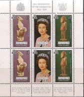 Aitutaki 1978 Coronation 25 Years Anniversary, Mi  295-297 In Minisheet  MNH(**) - Aitutaki