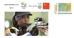 Spain 2016 - Summer Olympic Games Rio 2016 -  Silver Medal Sport Shooting 10 M. Cover - Tennis Tavolo