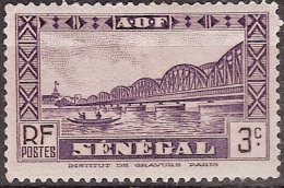 Sénégal AOF 1939 - Pont Faidherbe - Neufs* - Y&T N° 160 - Gebraucht