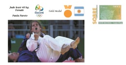 Spain 2016 - Summer Olympic Games Rio 2016 -  Gold Medal Judo Female Argentina Cover - Tafeltennis