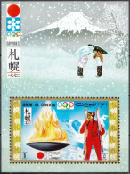 Umm Al-Quwain, 1971, Winter Olympic Games Sapporo, Sport, Vasarhelyi, Souvenir Sheet, MNH (**), Mi Bl-31 - Winter 1972: Sapporo