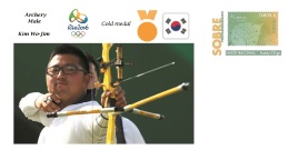 Spain 2016 - Olympic Games Rio 2016 - Gold Medal Archery Male South Korea Cover - Altri & Non Classificati