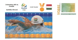 Spain 2016 - Olympic Games Rio 2016 - Gold Medal Swimming 400 Female Hungary Cover - Altri & Non Classificati