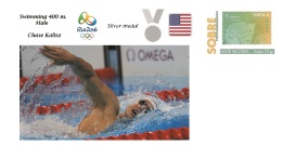 Spain 2016 - Olympic Games Rio 2016 - Silver Medal Swimming 400 Male U.S.A. Cover - Other & Unclassified
