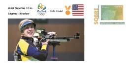 Spain 2016 - Summer Olympic Games Rio 2016 - Gold Medal Virginia Thrasher Prepaid Cover - Andere & Zonder Classificatie