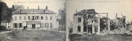 Albert (Somme) - Avant Et Après Le Bombardement 1914-18 - Le Château De Boulan - Guerra 1914-18